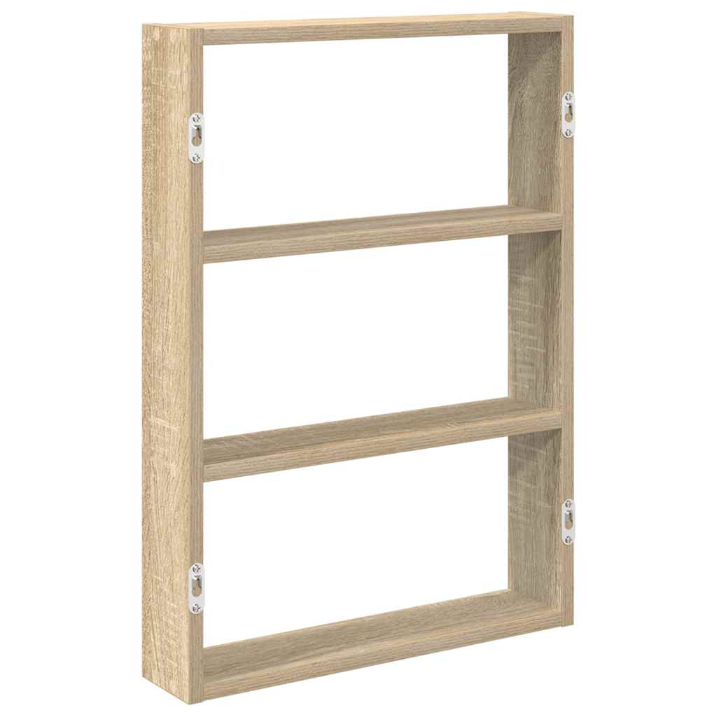 Zidna polica sonoma hrast 43x9x60 cm konstruirano drvo