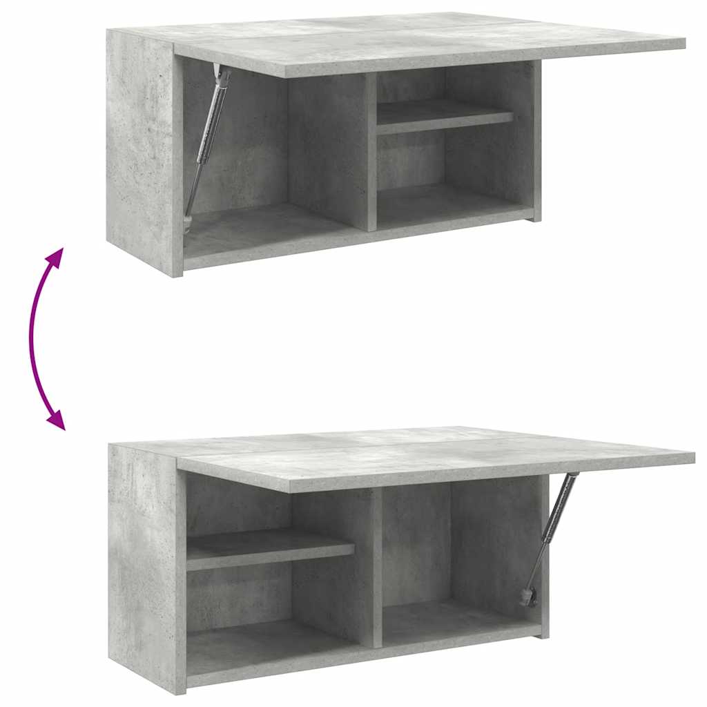 Kupaonski zidni ormarić beton sivi 60x25x30cm konstruirano drvo