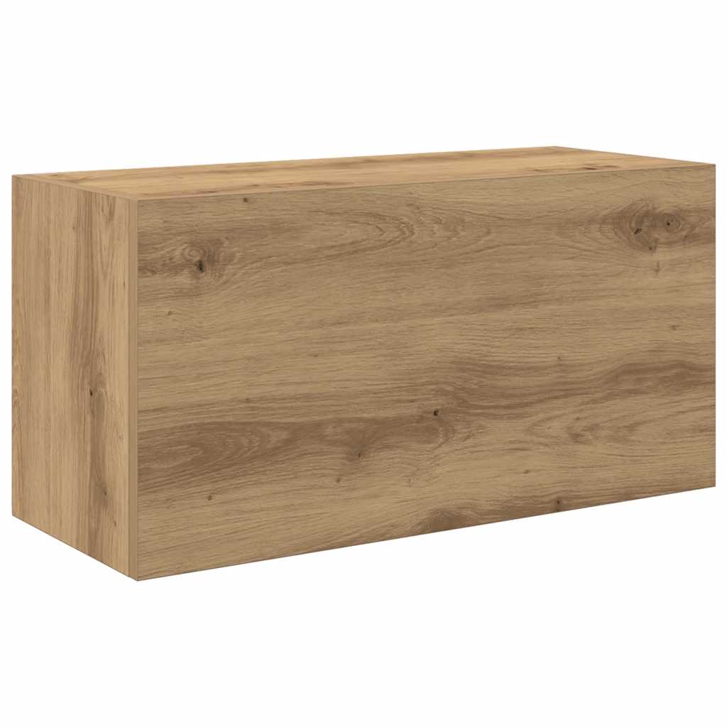 Kupaonski zidni ormarić Artisan hrast 60x25x30 cm izrađeno drvo