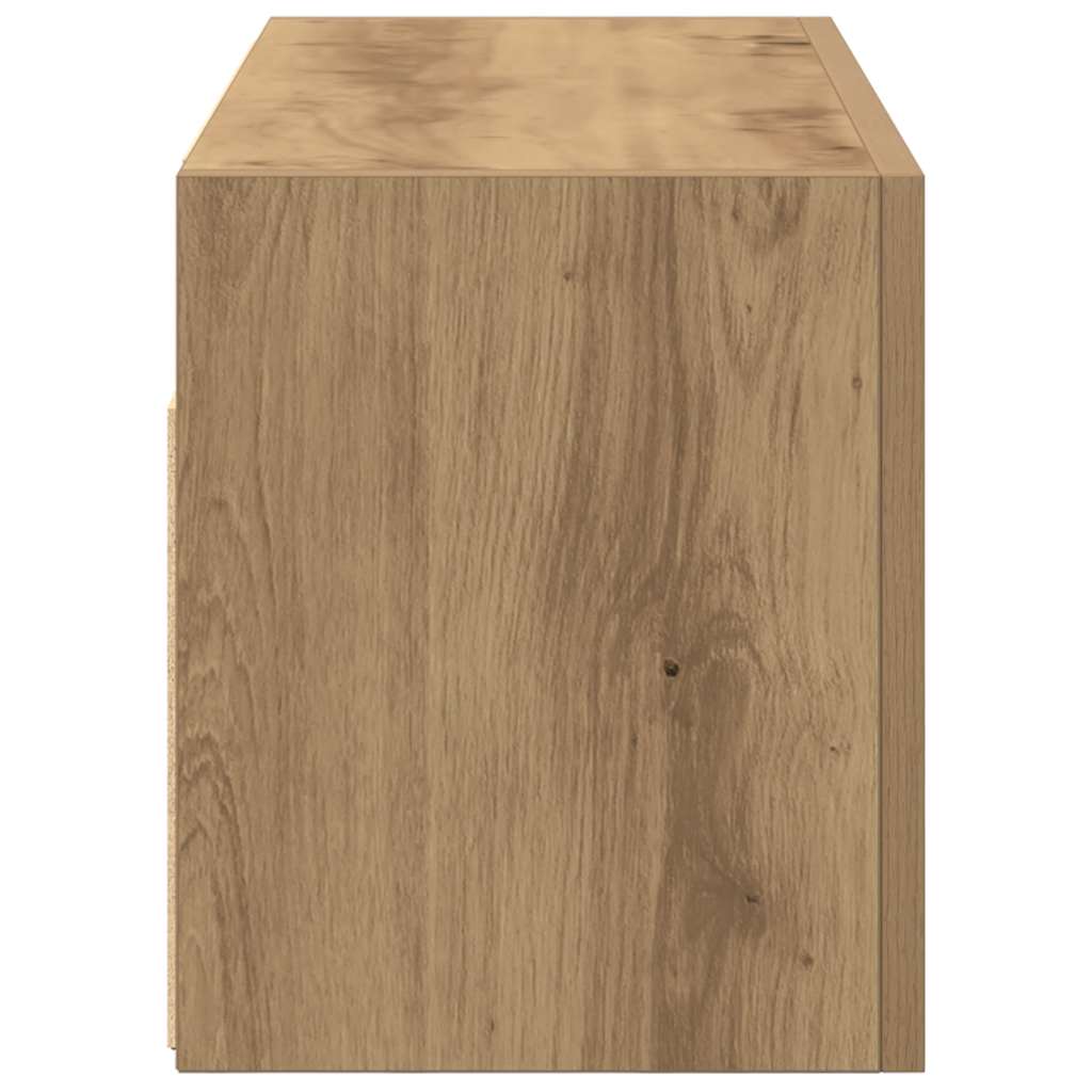 Kupaonski zidni ormarić Artisan hrast 60x25x30 cm izrađeno drvo