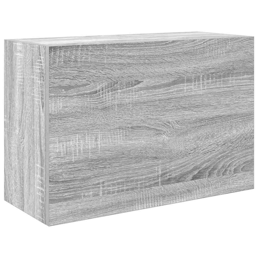 Kupaonski zidni ormarić sivi Sonoma 60x25x40 cm izrađeno drvo
