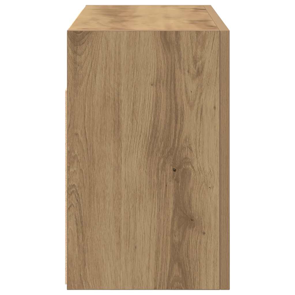 Kupaonski zidni ormarić Artisan hrast 60x25x40 cm izrađeno drvo