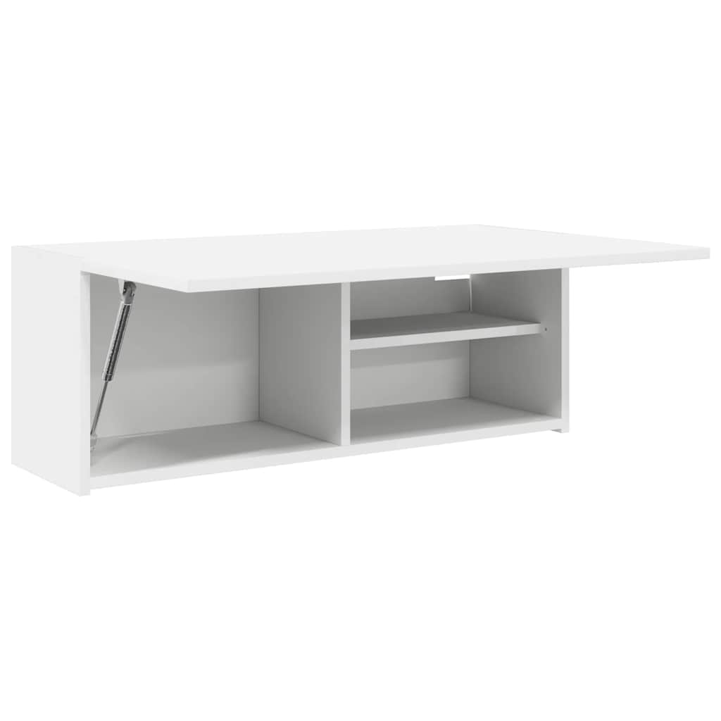 Kupaonski zidni ormarić bijeli 80x25x30 cm izrađeno drvo