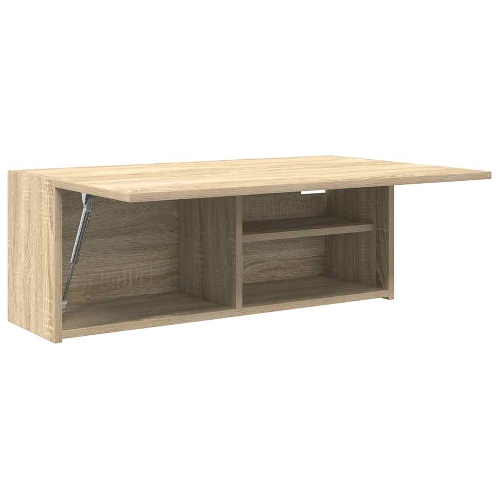 Kupaonski zidni ormarić sonoma hrast 80x25x30 cm izrađeno drvo