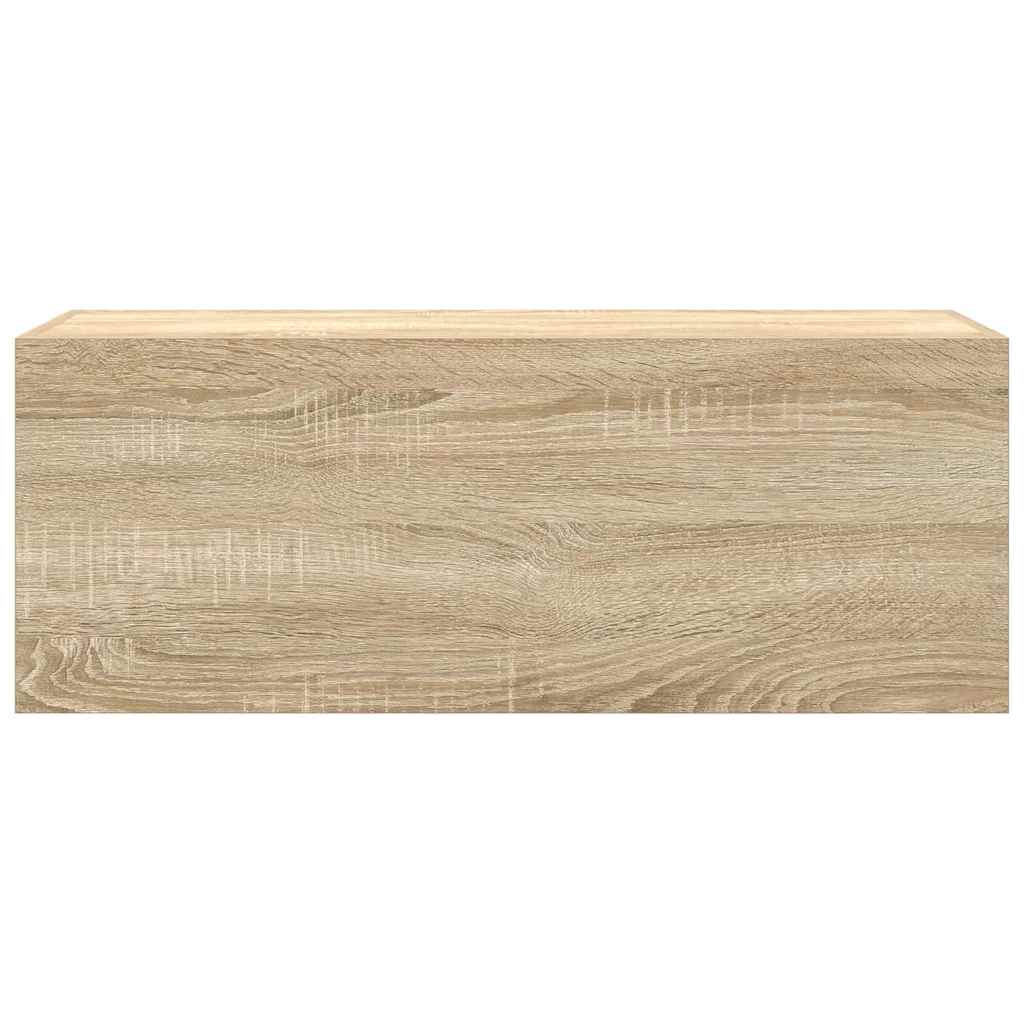 Kupaonski zidni ormarić sonoma hrast 80x25x30 cm izrađeno drvo