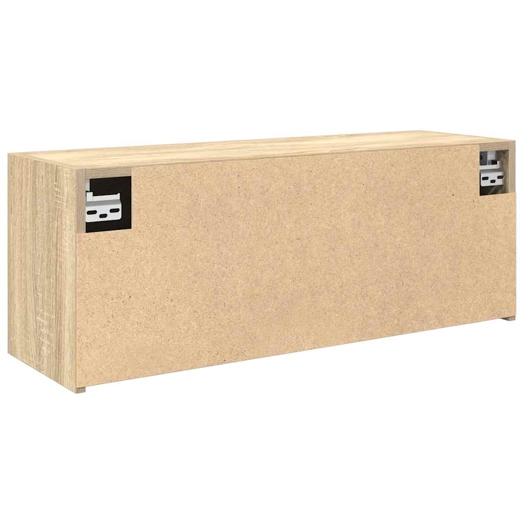 Kupaonski zidni ormarić sonoma hrast 80x25x30 cm izrađeno drvo