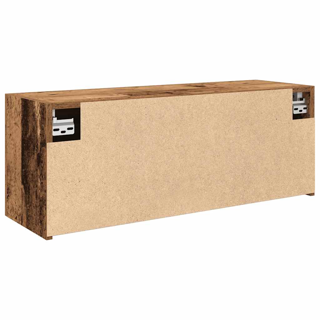 Kupaonski zidni ormarić staro drvo 80x25x30cm konstruirano drvo