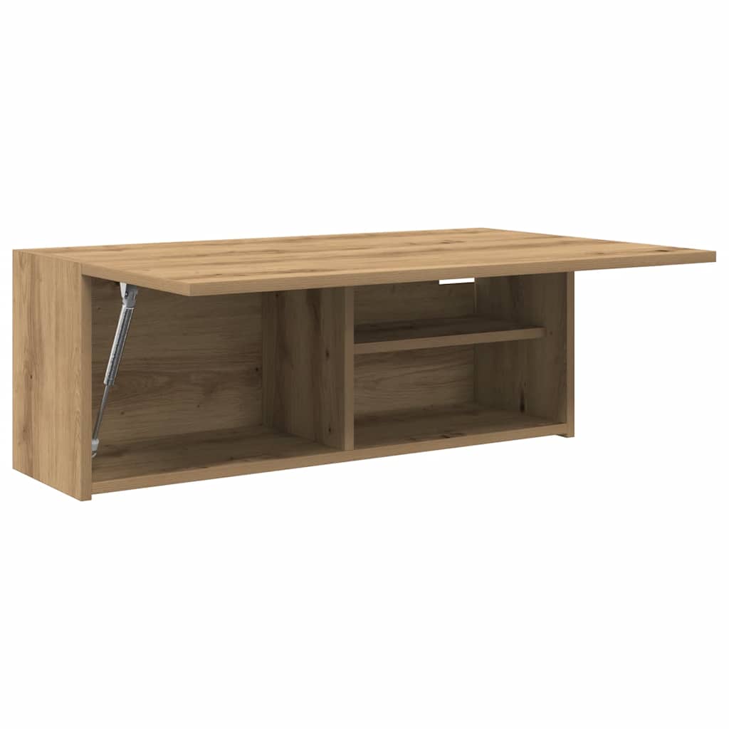 Kupaonski zidni ormarić Artisan hrast 80x25x30 cm izrađeno drvo
