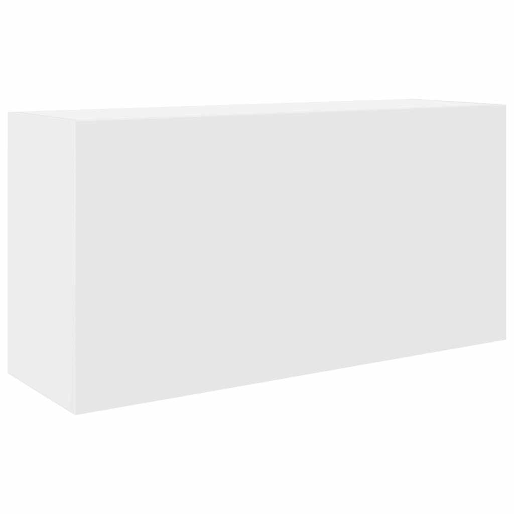 Kupaonski zidni ormarić bijeli 80x25x40 cm izrađeno drvo