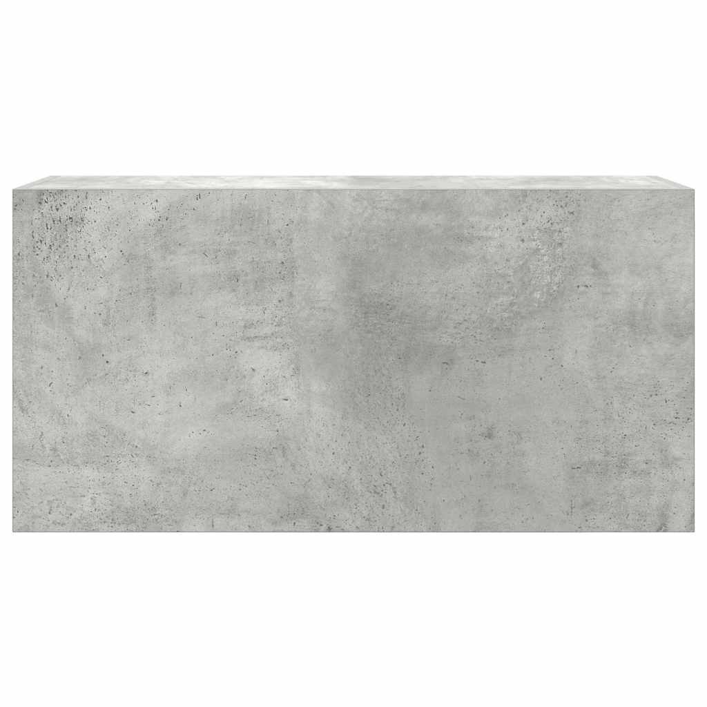 Kupaonski zidni ormarić beton sivi 80x25x40cm konstruirano drvo