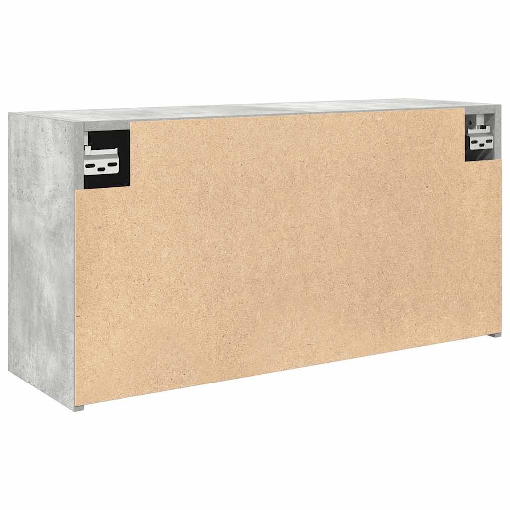 Kupaonski zidni ormarić beton sivi 80x25x40cm konstruirano drvo