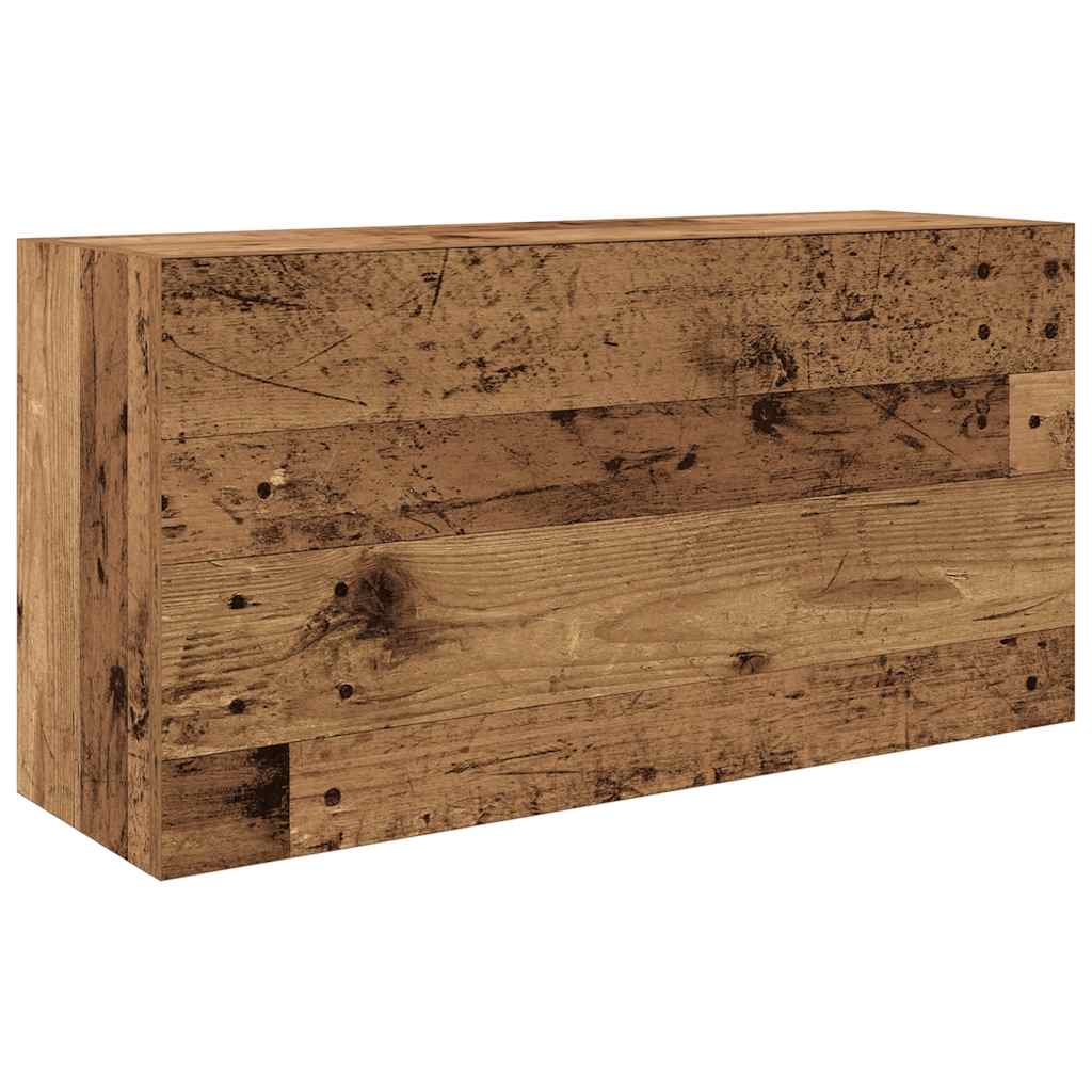 Kupaonski zidni ormarić staro drvo 80x25x40cm konstruirano drvo
