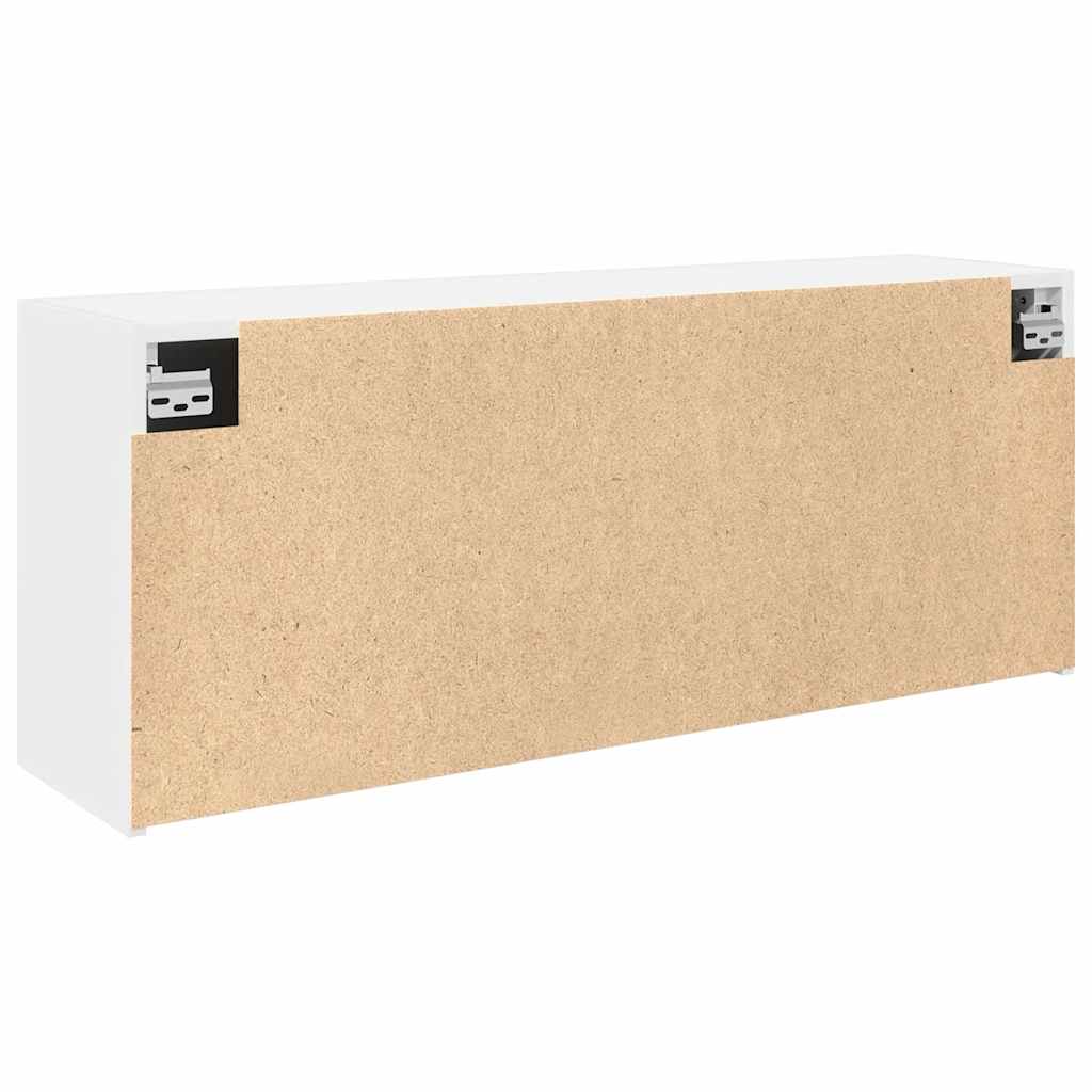 Kupaonski zidni ormarić bijeli 100x25x40 cm izrađeno drvo