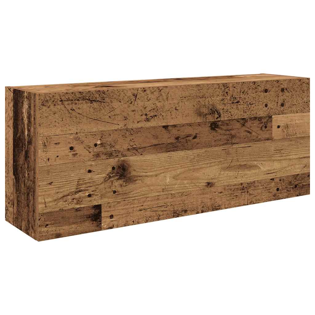 Kupaonski zidni ormarić staro drvo konstruirano drvo