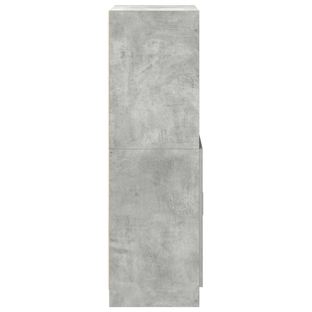 Kuhinjska ormarić boja betona 57x41,5x131,5 cm drveni