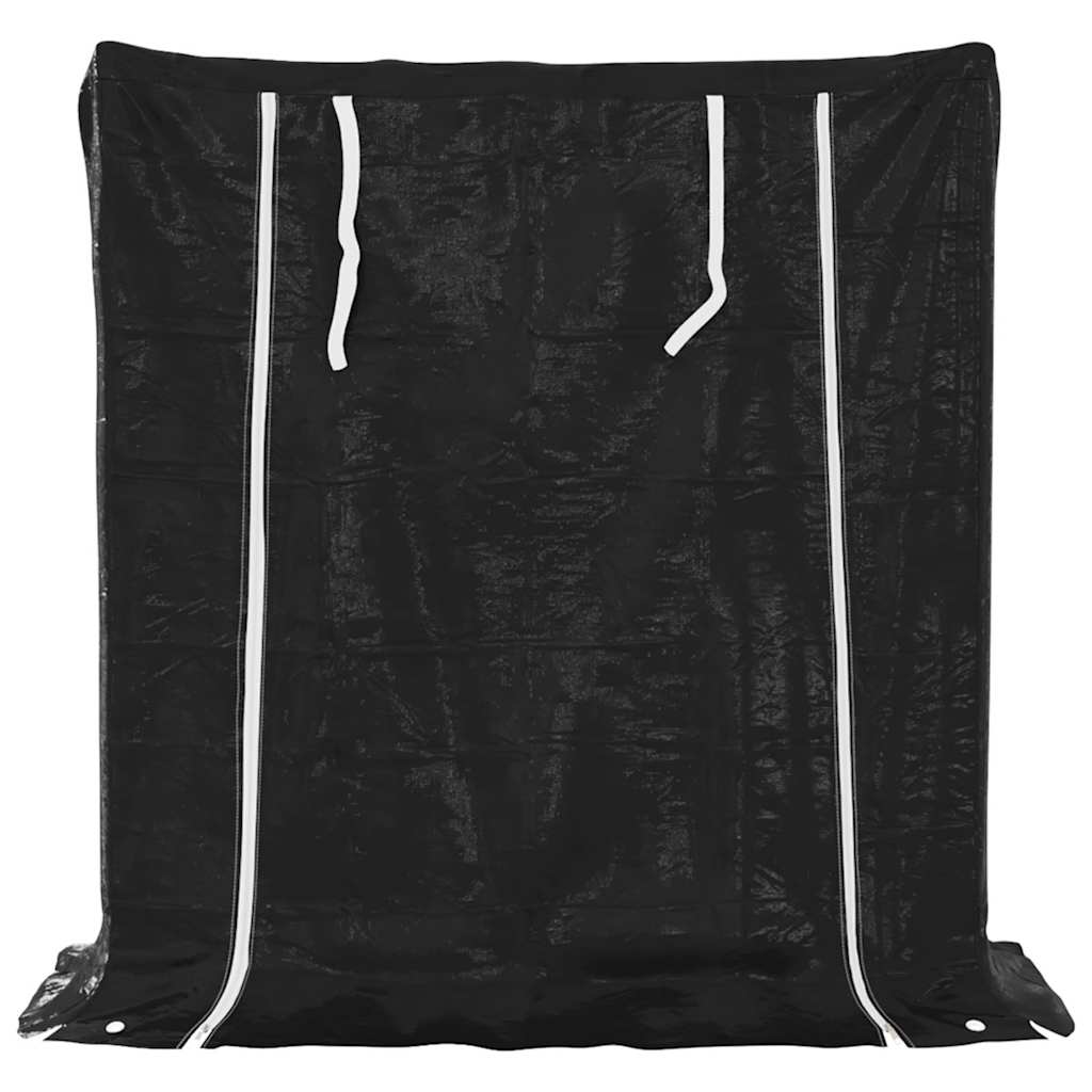 Stalak za drva za ogrjev s kišnom navlakom 100,5x40,5x110,5 cm