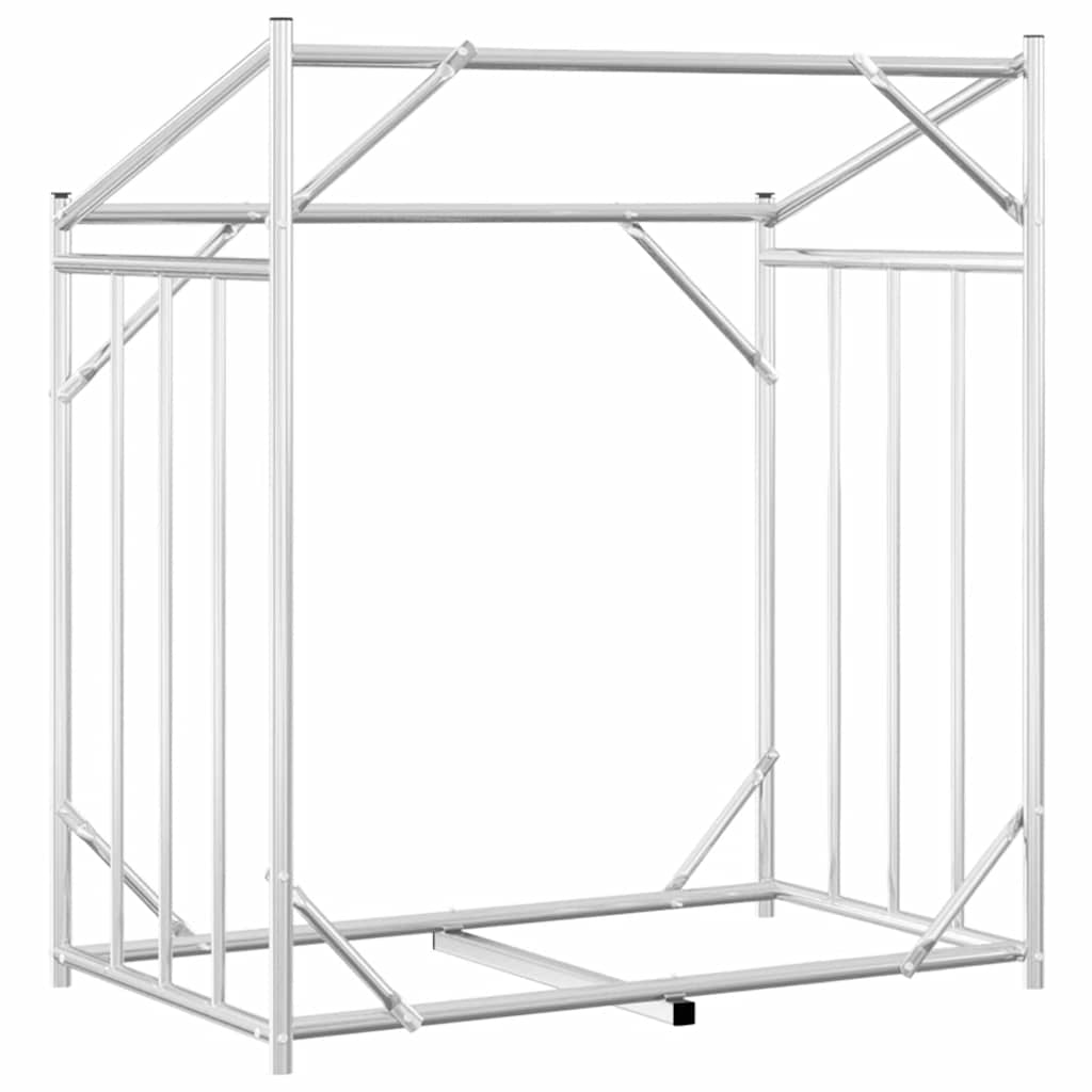 Stalak za drva za ogrjev s kišnom navlakom 101x61x110,5 cm