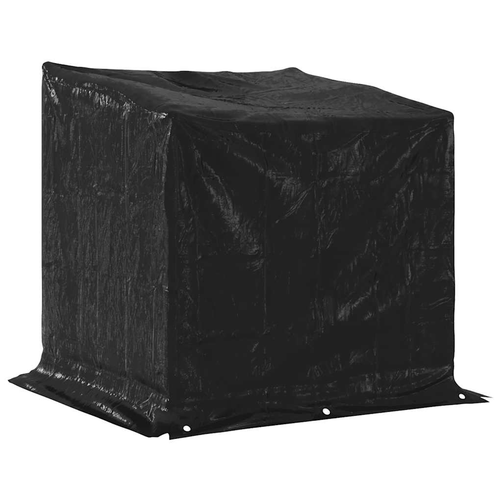 Stalak za drva za ogrjev s kišnom navlakom 100,5x80,5x110,5 cm
