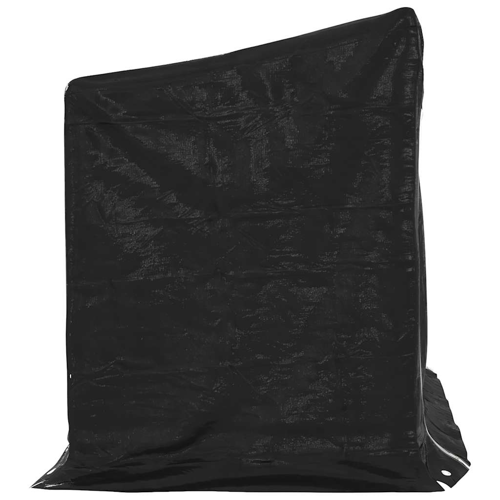 Stalak za drva za ogrjev s kišnom navlakom 151x80,5x110,5 cm