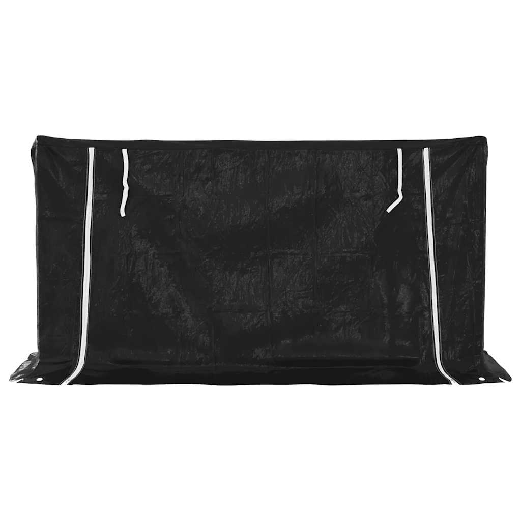 Stalak za drva za ogrjev s kišnom navlakom 200,5x60,5x110,5 cm