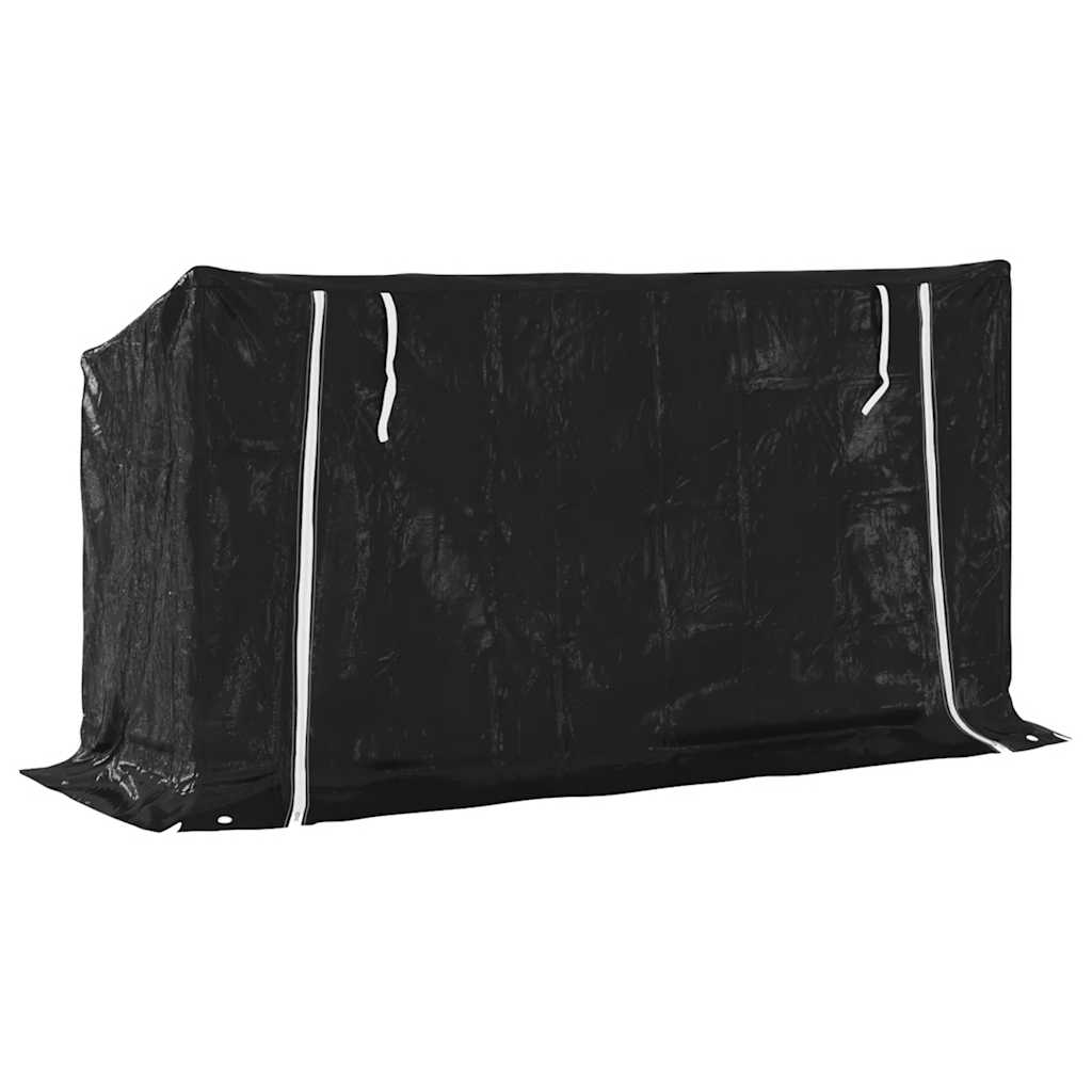 Stalak za drva za ogrjev s kišnom navlakom 200,5x60,5x110,5 cm