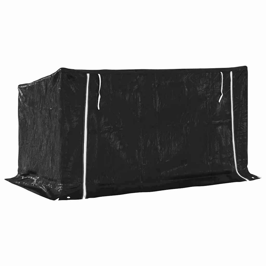 Stalak za drva za ogrjev s kišnom navlakom 200,5x100,5x110,5 cm