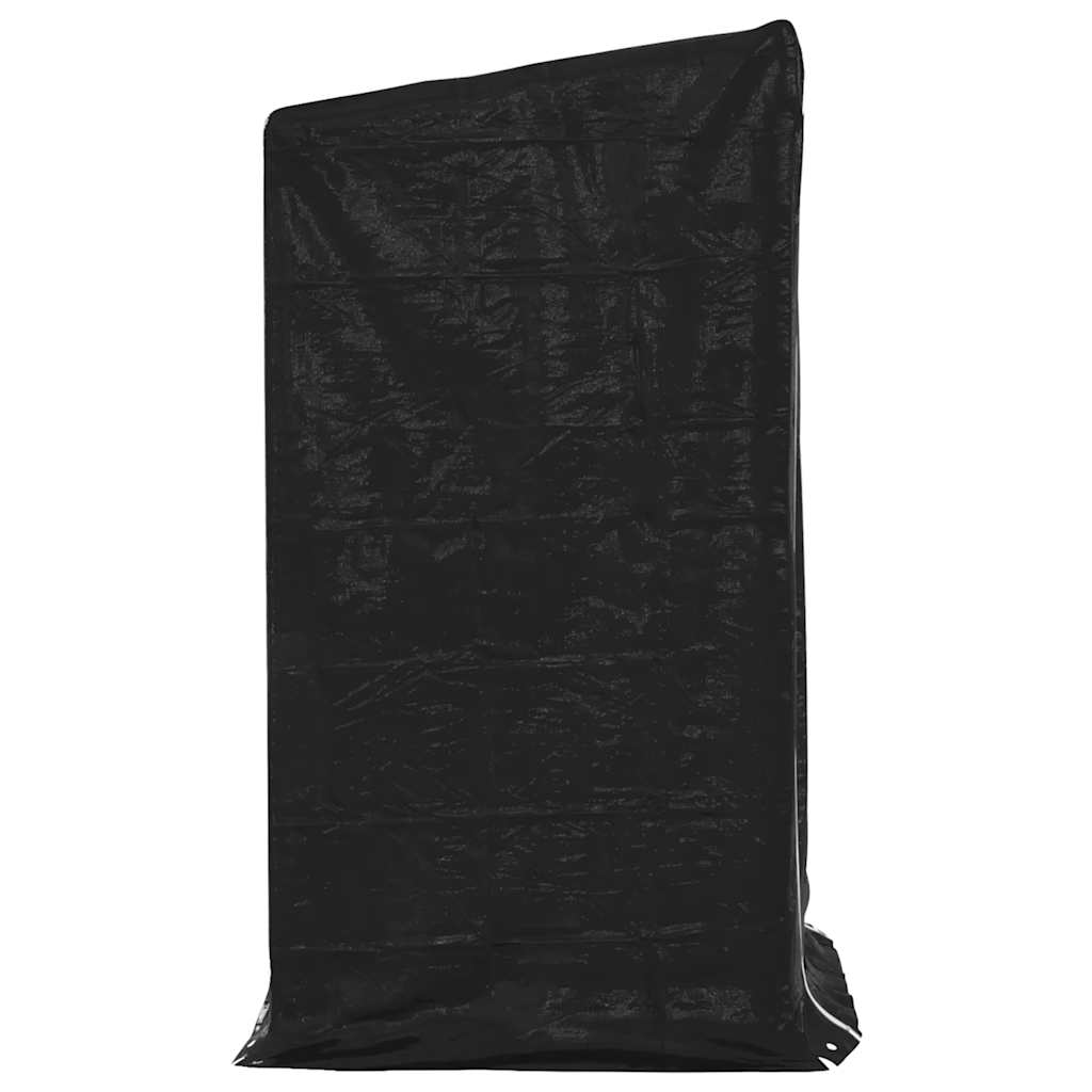 Stalak za drva za ogrjev s kišnom navlakom 100x100x200 cm