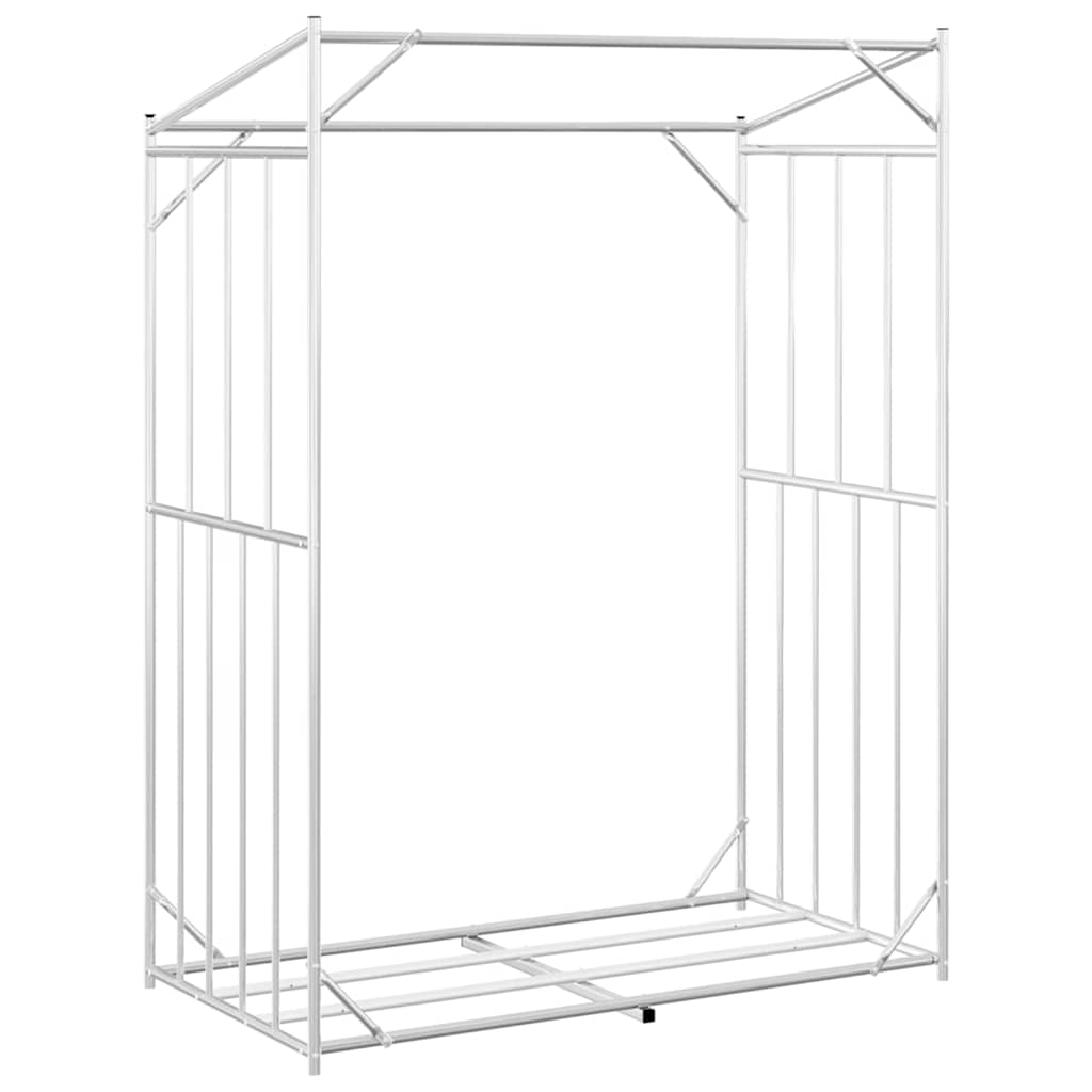 Stalak za drva za ogrjev s kišnom navlakom 150x80x200 cm