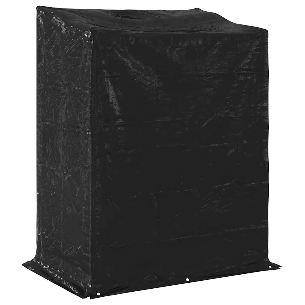 Stalak za drva za ogrjev s kišnom navlakom 150x100x200 cm
