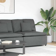 Modularna sofa s jastucima tamno siva 100 cm