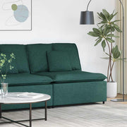 Modularni Sofa Centralni Modul s Jastucima Tamnozeleni 100 cm