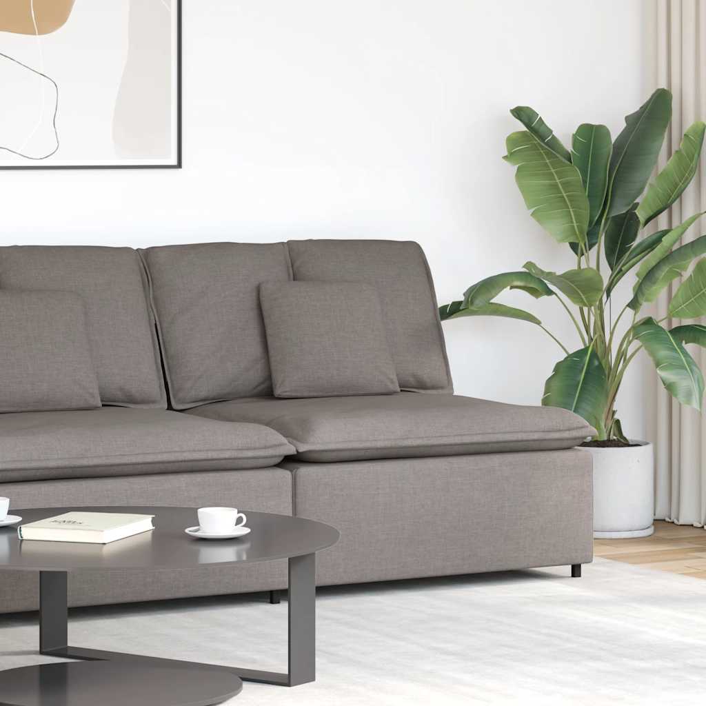 Modularni kauč s jastucima, taupe 100 cm