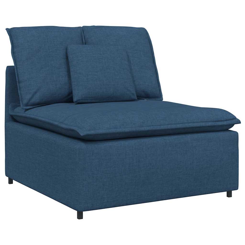 Modularna sofa s jastucima plava 100 cm