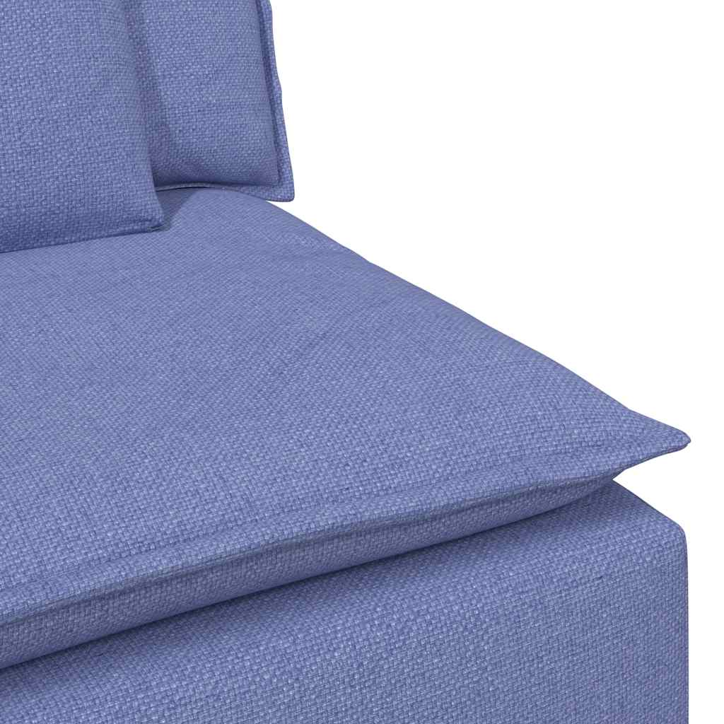 Modularna sofa s jastucima, traperice plave boje, 100 cm