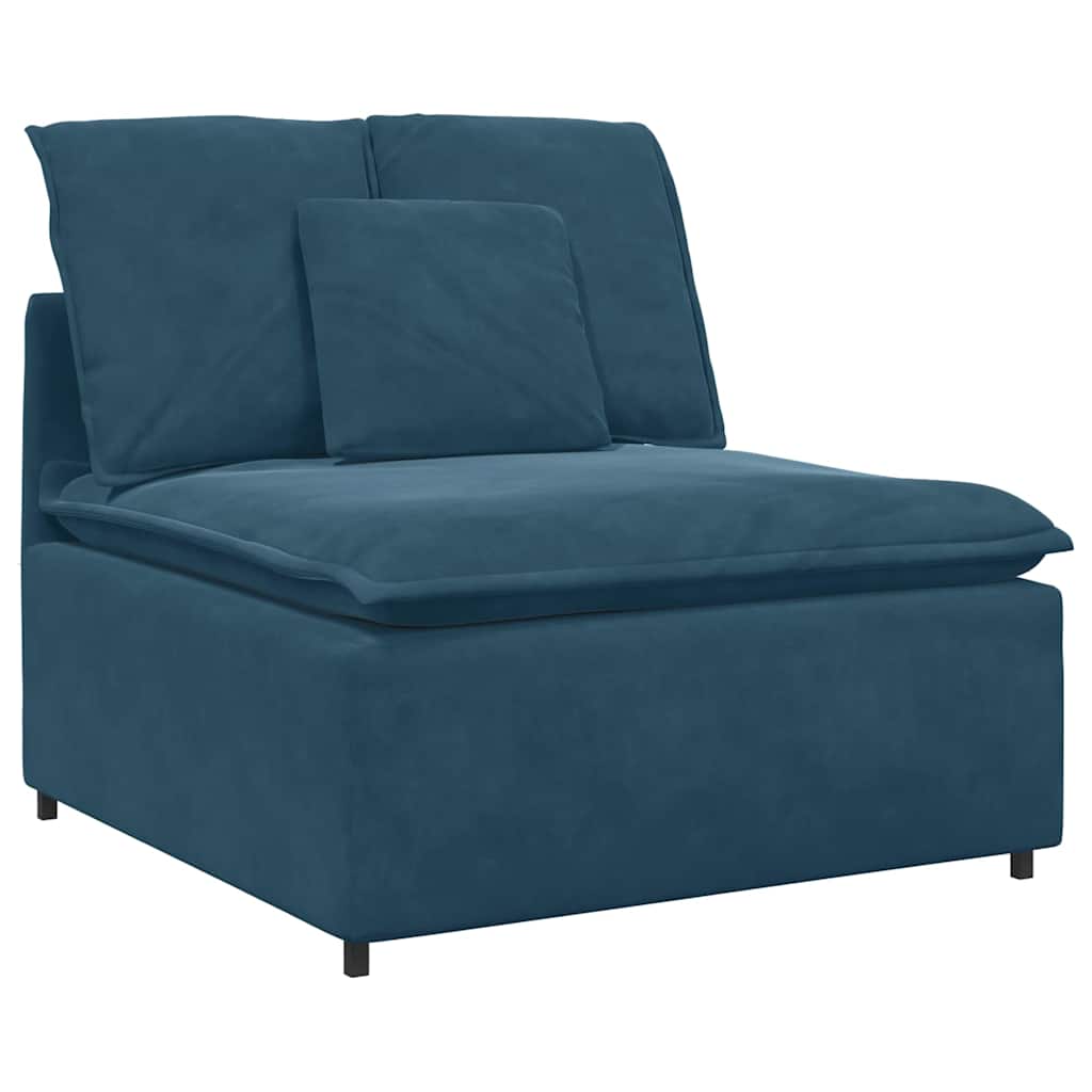 Modularna sofa s jastucima plava 100 cm