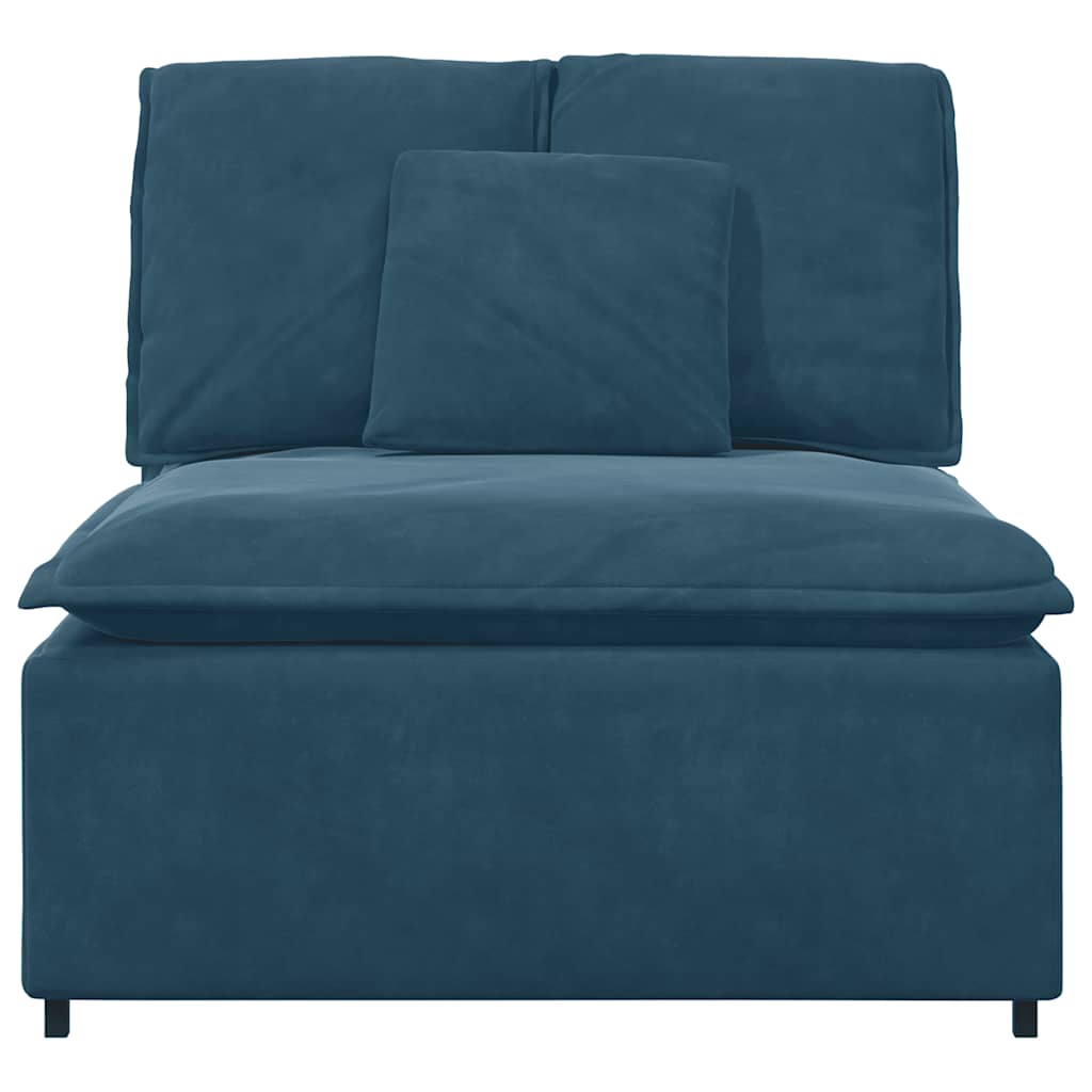 Modularna sofa s jastucima plava 100 cm