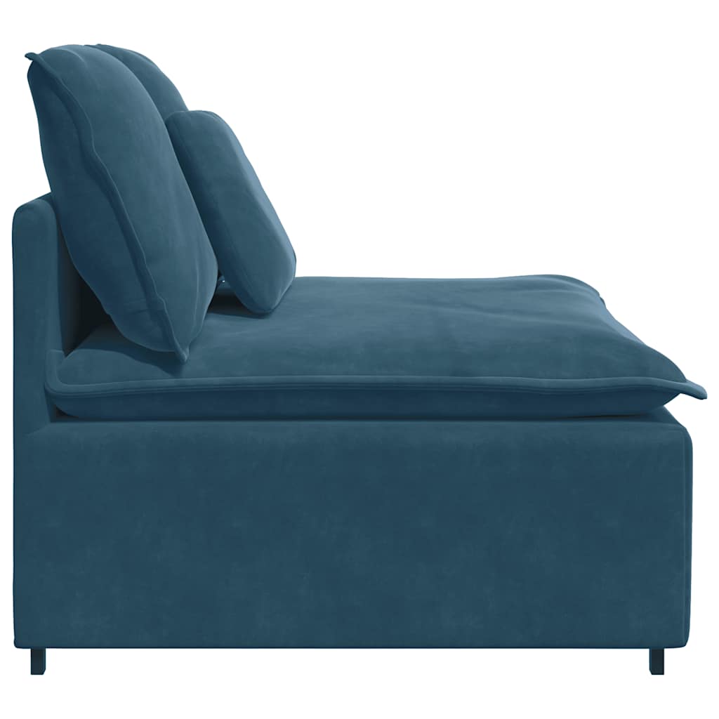 Modularna sofa s jastucima plava 100 cm