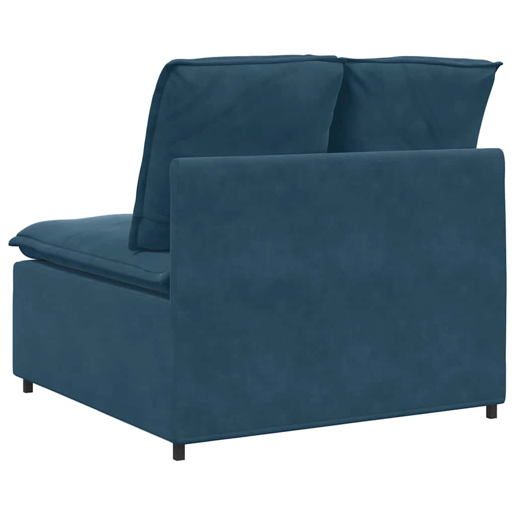 Modularna sofa s jastucima plava 100 cm