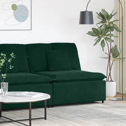 Modularni Sofa Centralni Modul s Jastucima Tamnozeleni 100 cm