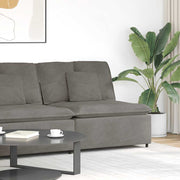 Modularni Sofa Centralni Modul s Jastucima Svijetlosivi 100 cm