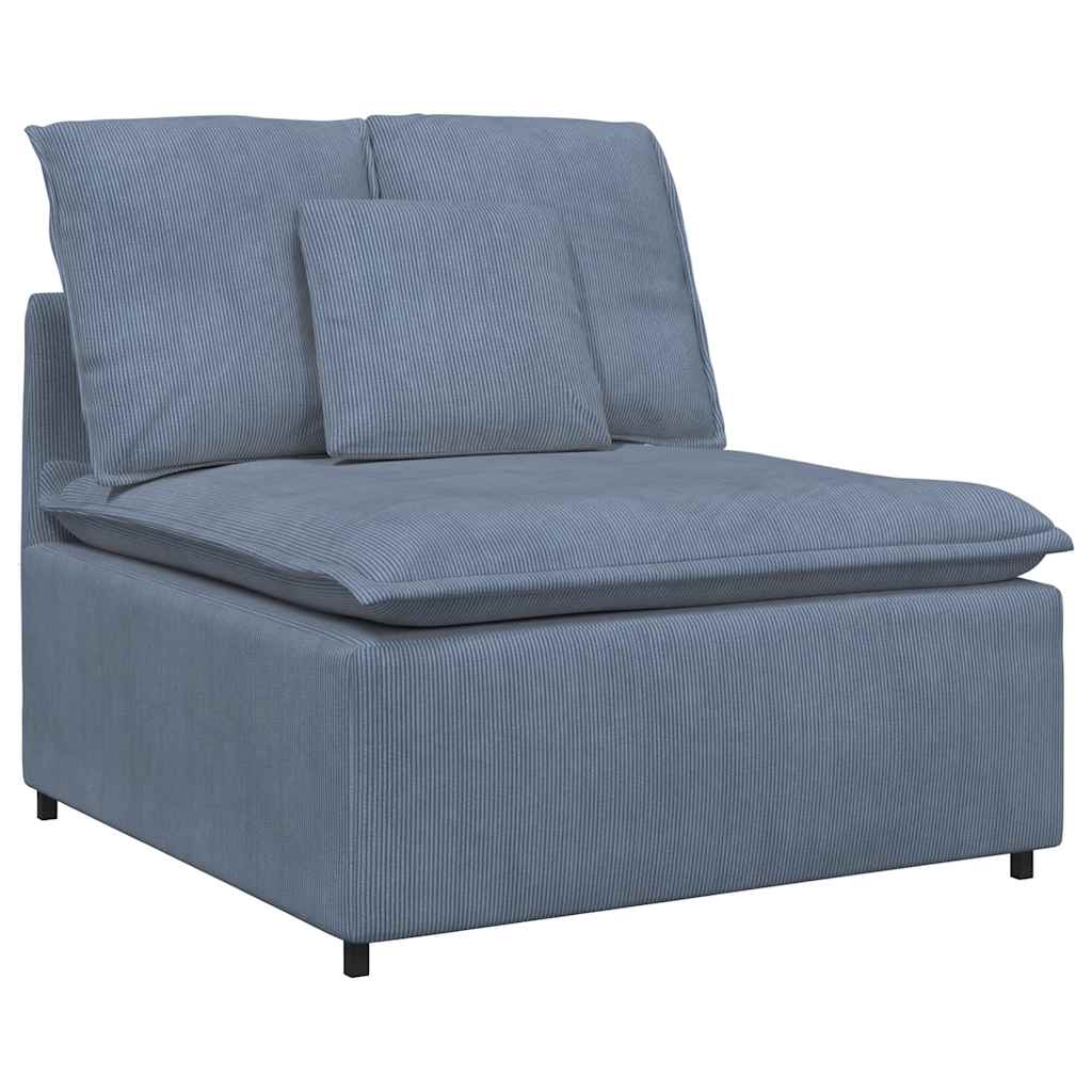 Modularna sofa s jastucima plava 100 cm
