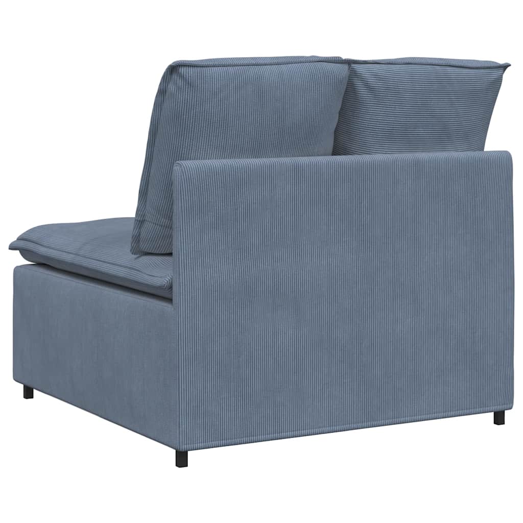 Modularna sofa s jastucima plava 100 cm