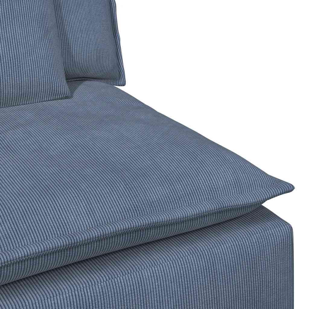 Modularna sofa s jastucima plava 100 cm