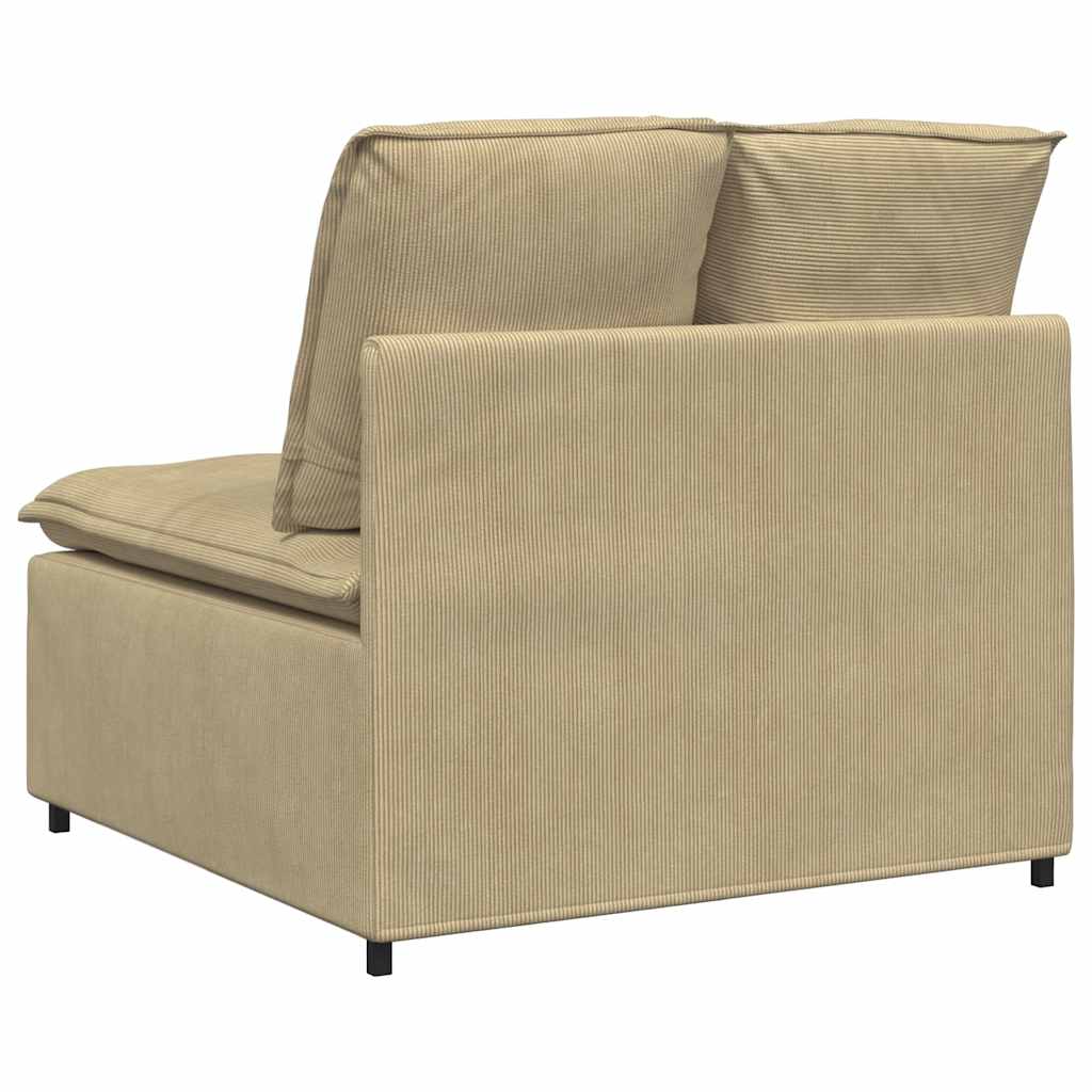 Modularna sofa s jastucima sivozelena 100 cm