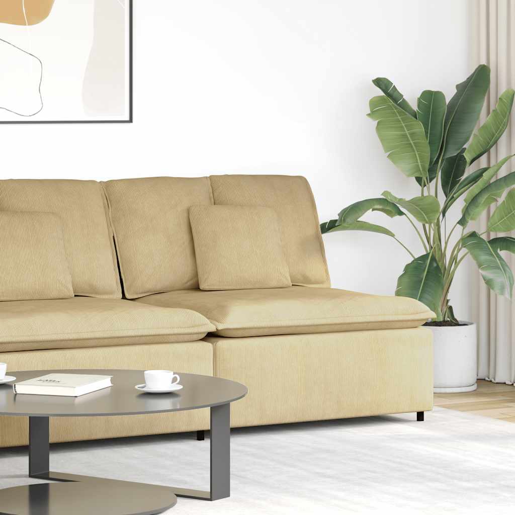 Modularna sofa s jastucima sivozelena 100 cm