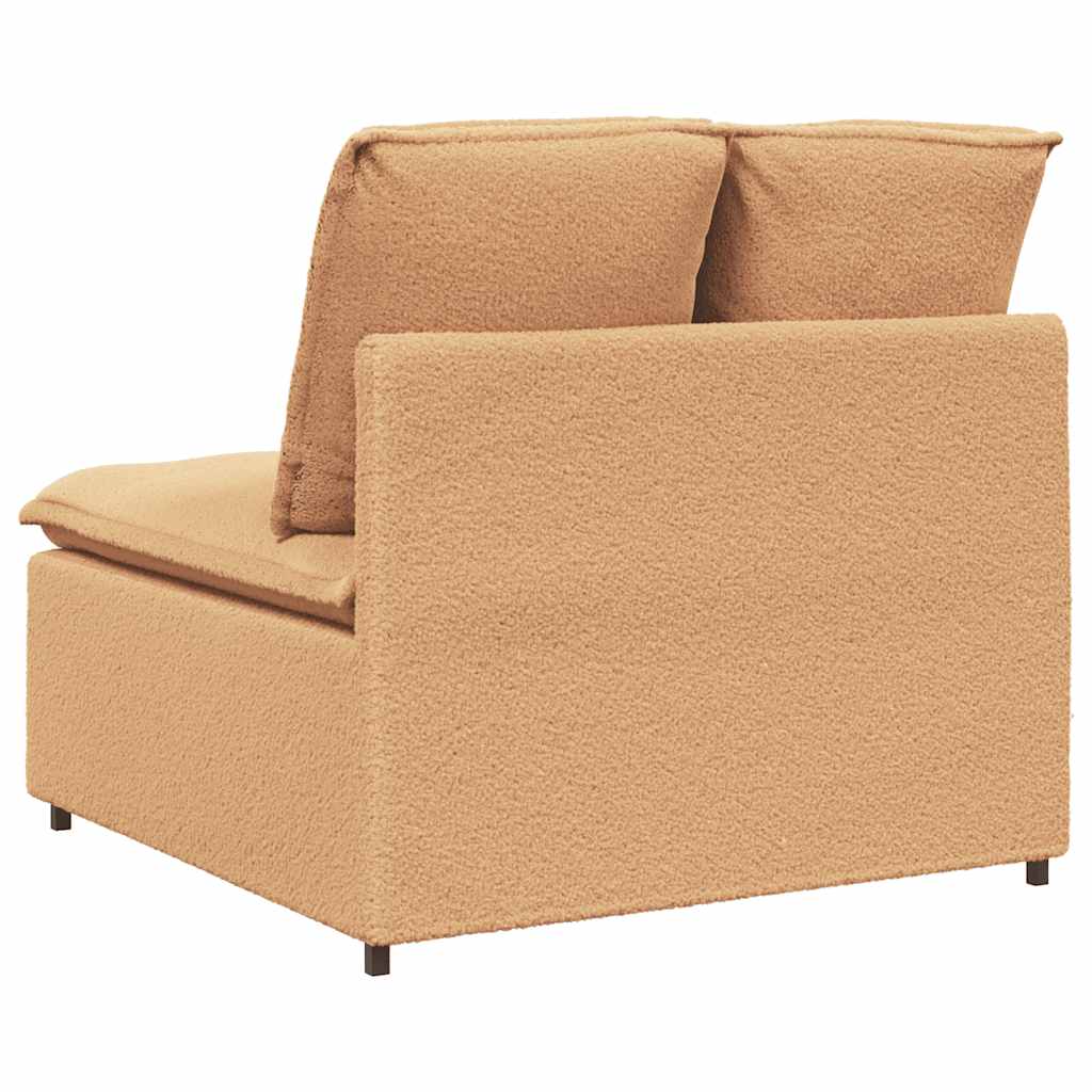 Modularni kauč s jastucima bež boje 100 cm