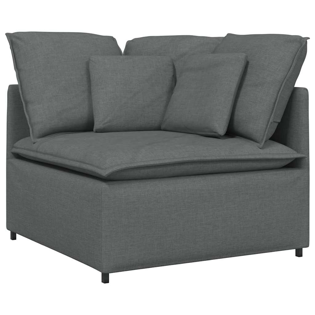 Modularna sofa Kutni modul s jastucima tamno siva 100 cm