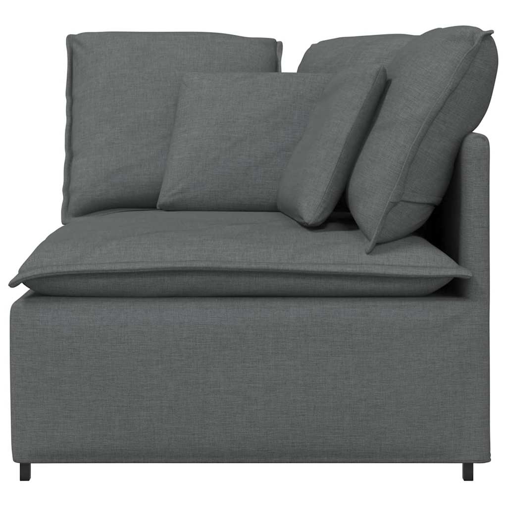 Modularna sofa Kutni modul s jastucima tamno siva 100 cm