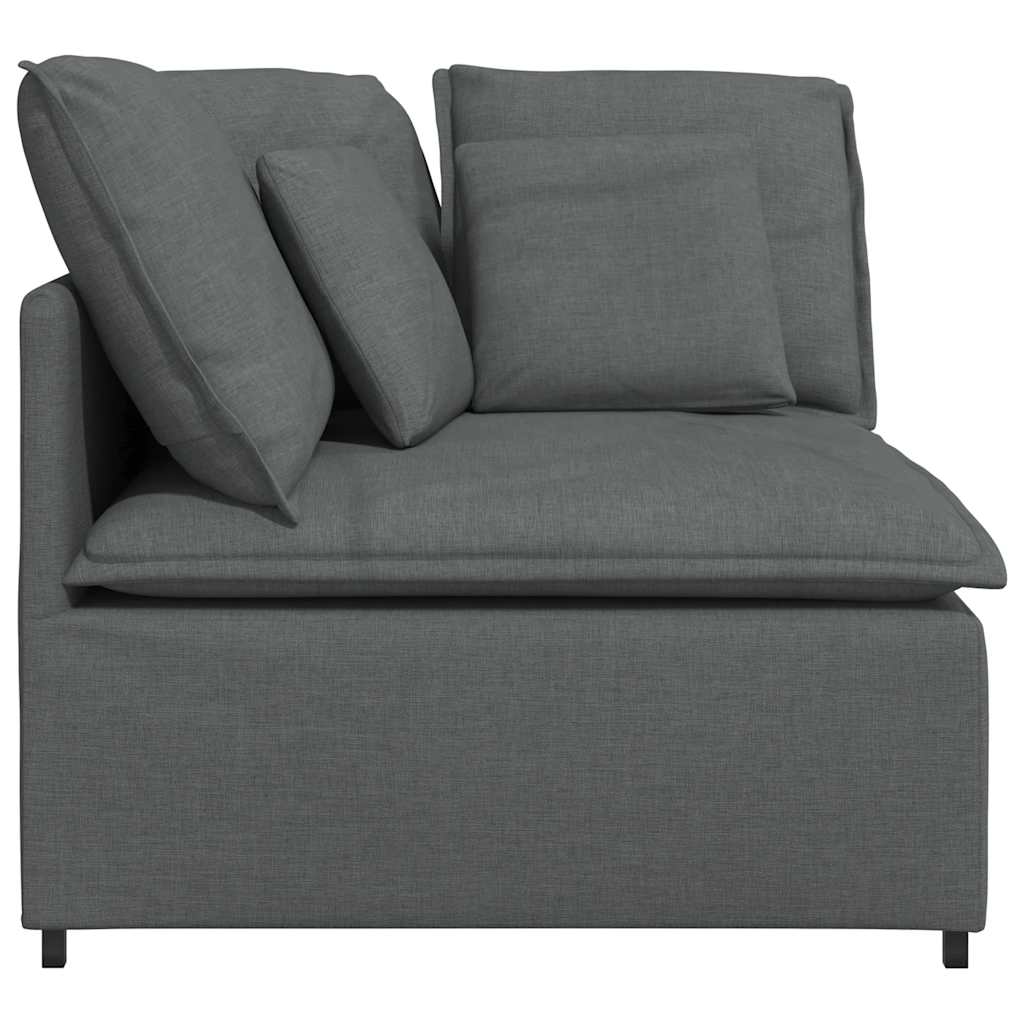 Modularna sofa Kutni modul s jastucima tamno siva 100 cm