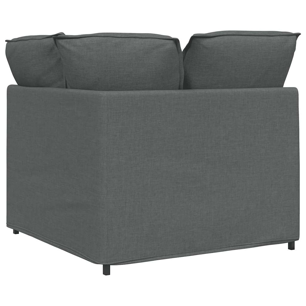 Modularna sofa Kutni modul s jastucima tamno siva 100 cm